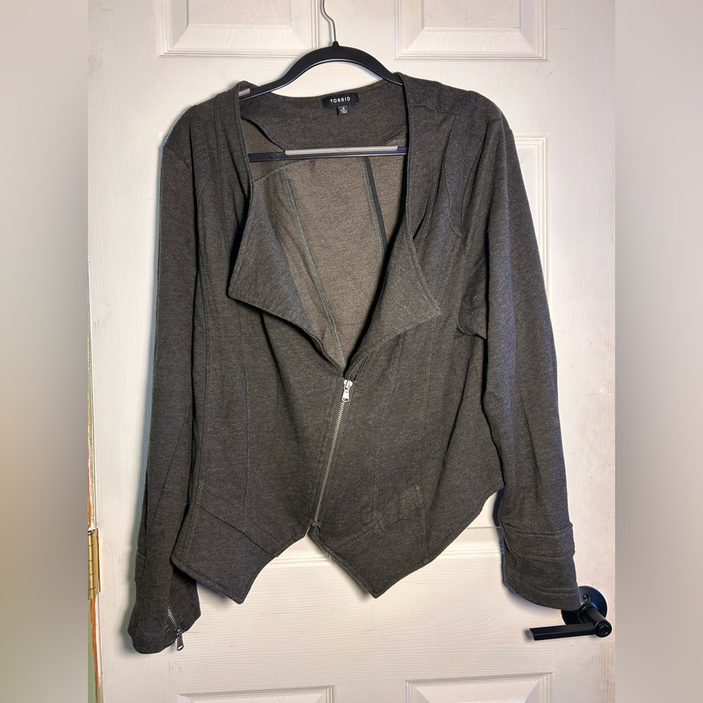 Torrid Charcoal Gray Jacket